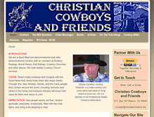 Tablet Screenshot of christiancowboy.org